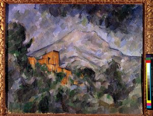 The Holy Mountain Victory and the Black Castle Maleri af Paul Cezanne (1839-1906) 1904-1906 Tokyo, Bridgestone Museum af Paul Cézanne