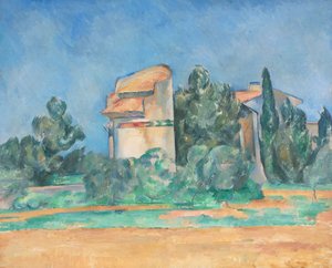 Duetårnet ved Bellevue af Paul Cézanne