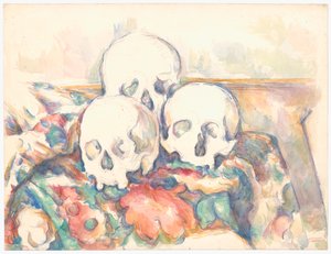 De tre kranier af Paul Cézanne