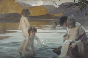 First Bath, ca. 1907 (olie på lærred)