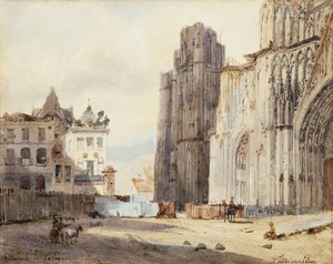 Katedralen i Köln af Paul Constantin Dominique Tetar van Elven