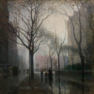 Plaza efter regnen