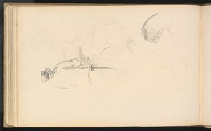 En mand set bagfra af Paul Cézanne