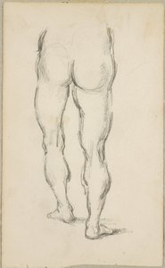 Efter Luca Signorelli: undersøgelse af ben, c.1883-86 af Paul Cézanne
