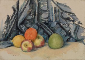 Æbler og Klæde af Paul Cézanne