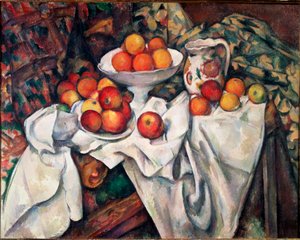Æbler og appelsiner af Paul Cézanne