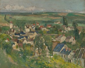 Auvers, panoramaudsigt, 187375. af Paul Cézanne