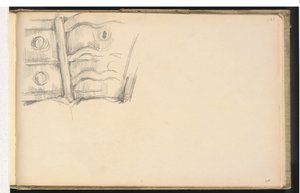 Stol og kommode af Paul Cézanne