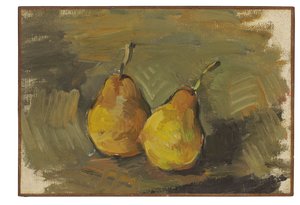 To pærer, c.1875 af Paul Cézanne