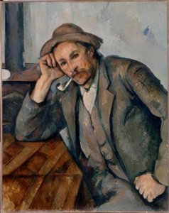 Lænende ryger af Paul Cézanne