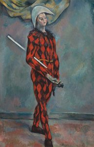 Harlekin, 1888-1890. af Paul Cézanne