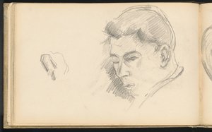 Hoved af en dreng af Paul Cézanne