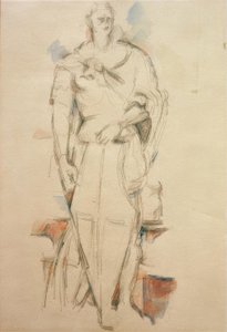 St. George efter Donatello af Paul Cézanne