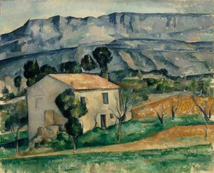 Hus i Provence, 1886-1890 af Paul Cézanne
