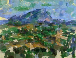 Sainte-Victoire bjerget af Paul Cézanne