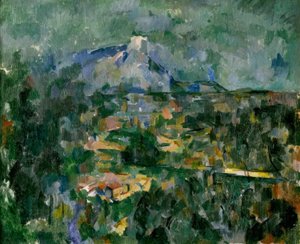 Sainte-Victoire bjerget af Paul Cézanne