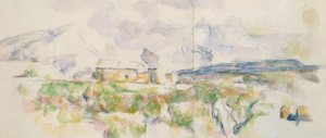 Sainte-Victoire-bjerget set fra Lauves af Paul Cézanne