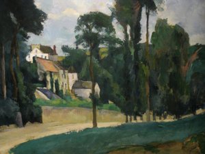 Route de Pontoise af Paul Cézanne