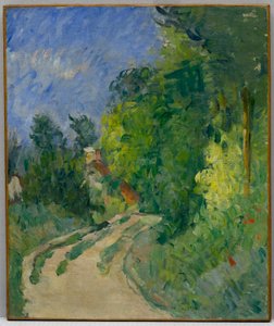 La Route tournante i underskoven af Paul Cézanne