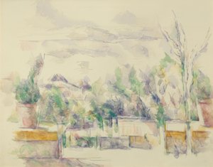 Jardin des Lauves terrasse af Paul Cézanne