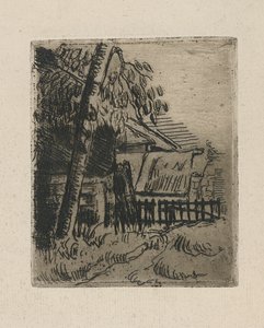 Landskab ved Auvers af Paul Cézanne
