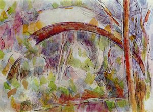 Trois Sautets-broen af Paul Cézanne