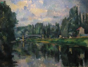 Broen over Marne ved Créteil af Paul Cézanne