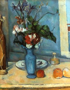 Den blå vase, 1889-1890 af Paul Cézanne