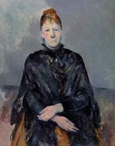 Madame Cezanne af Paul Cézanne