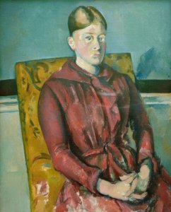 Madame Cézanne i den gule stol af Paul Cézanne