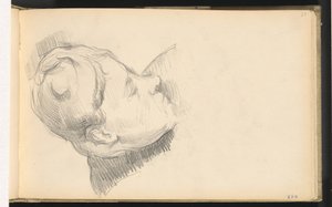 Madame Cézanne med hovedet sænket af Paul Cézanne