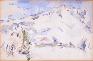 Mont Sainte-Victoire (Sainte-Victoire-bjerget) af Paul Cézanne
