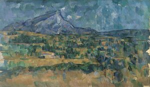 Mount Sainte-Victoire, ca. 1902-6. af Paul Cézanne