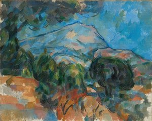 Mount Sainte-Victoire. Um 1904 af Paul Cézanne