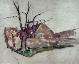 Vinterlandskab af Paul Cézanne