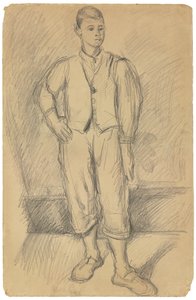 Portræt af kunstnerens søn; Portræt af kunstnerens søn, ca. 1875-1885 af Paul Cézanne