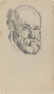 Selvportræt [recto] af Paul Cézanne