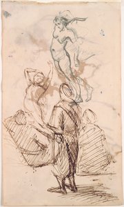 Studieark, 1871-1876. af Paul Cézanne