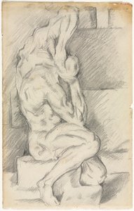Skitse af anatomisk skulptur, 188184. af Paul Cézanne
