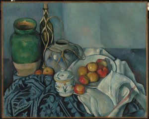 Stilleben med æbler af Paul Cézanne