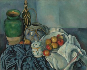 Stilleben med æbler, 1893-1894. af Paul Cézanne