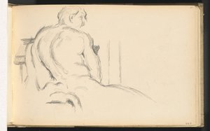 Studie af Pugets "Hercules Resting" af Paul Cézanne