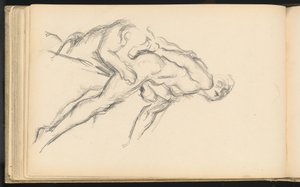 Studie af Pugets "Milo of Crotona" af Paul Cézanne
