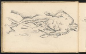 Studie af Pugets "Milo of Crotona" af Paul Cézanne