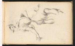 Studie af den allegoriske figur Frankrig i Rubens