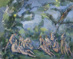 De badende, 1899-1904 af Paul Cézanne