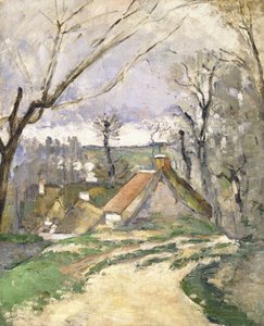 Hytterne i Auvers, 1872-73 af Paul Cézanne