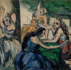 Kurtisanerne af Paul Cézanne
