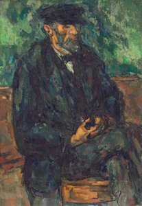 Gartneren Vallier, 1906 af Paul Cézanne