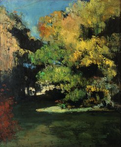 Glade, ca. 1867 af Paul Cézanne